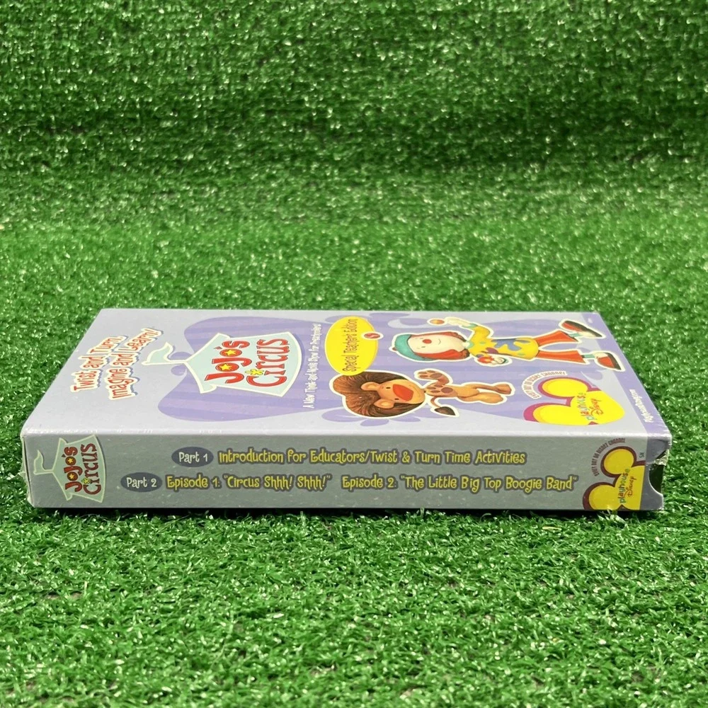JoJo's Circus Twist & Turn Imagine & Learn‎ Special Teachers Ed VHS Tape New